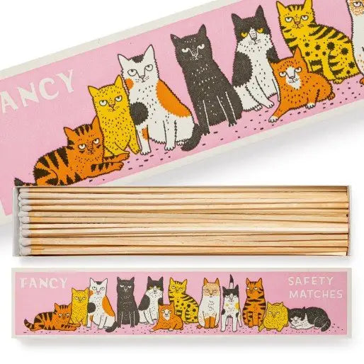 Fancy Cat Long Matchbox