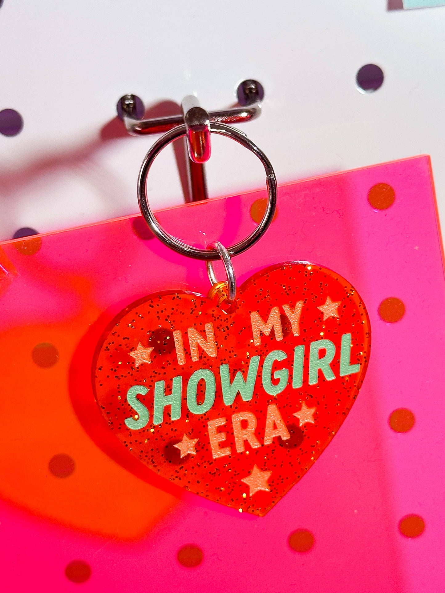 In My Showgirl Era - Taylor Swift - Laser Engraved Keychain