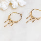 Rain Hoops: Gold Plated