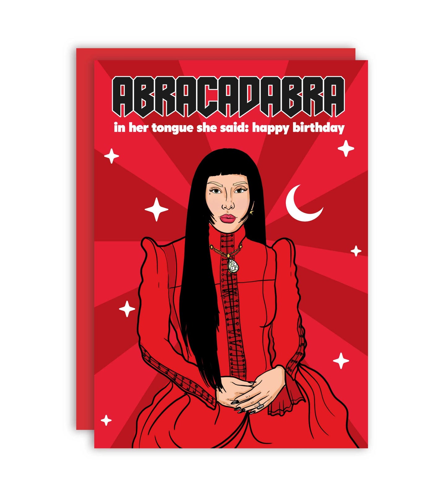 Abracadabra Lady Gaga Greeting Card