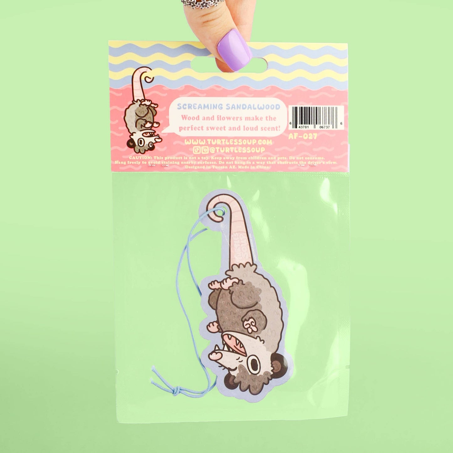 Dangling Opossum Air Freshener