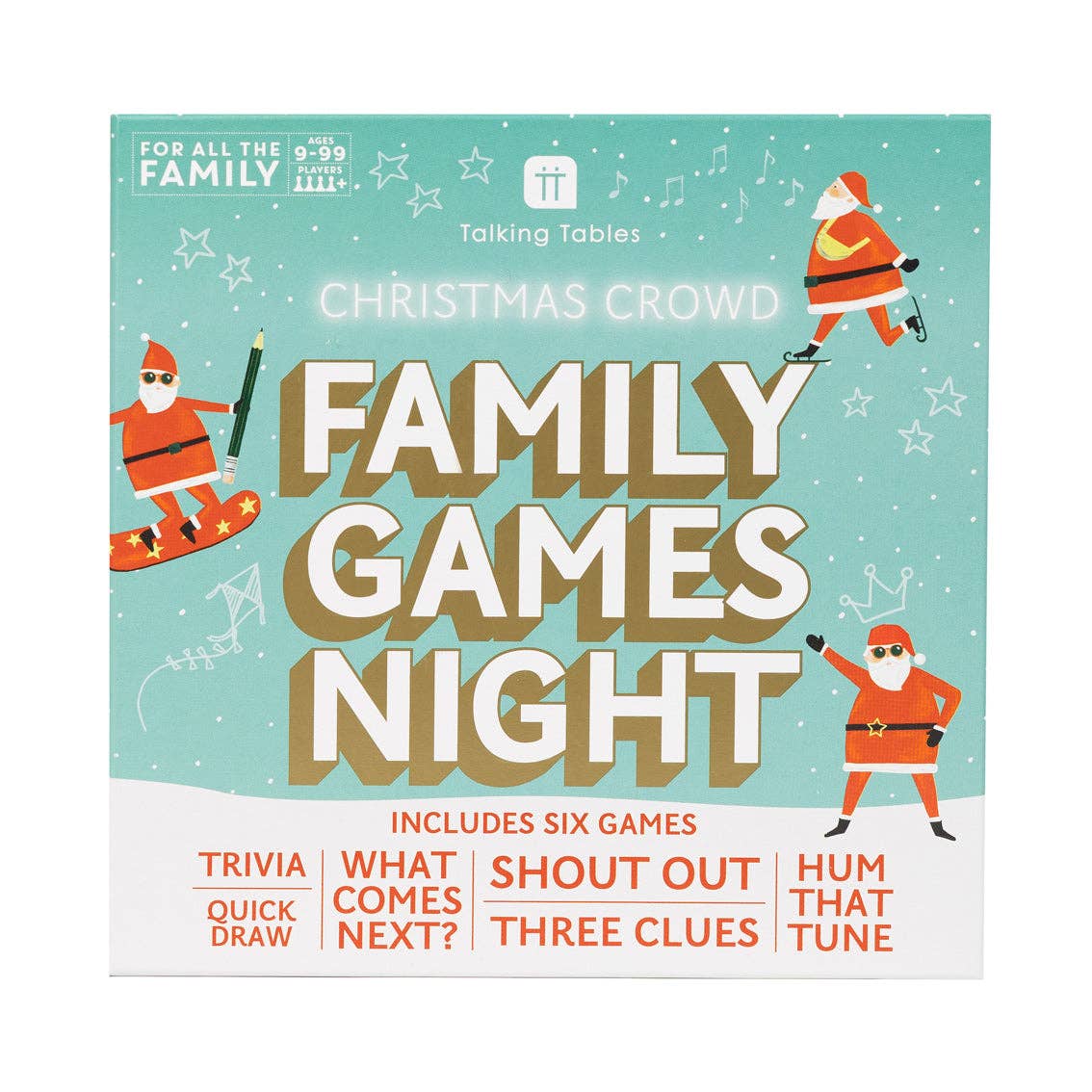 Christmas Family Games Night |  6 Games |