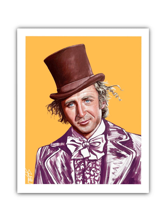 Willy Wonka Paper Print 8x10"