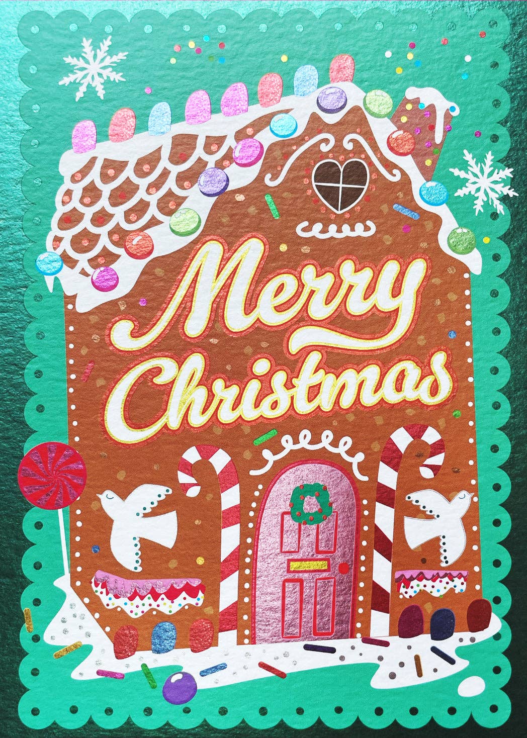 Gingerbread House Greeting Card