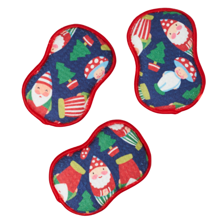 Santa Gnome RE:usable Sponges (Set of 3)