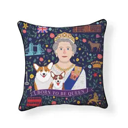 Born to Be Queen Indoor Pillow