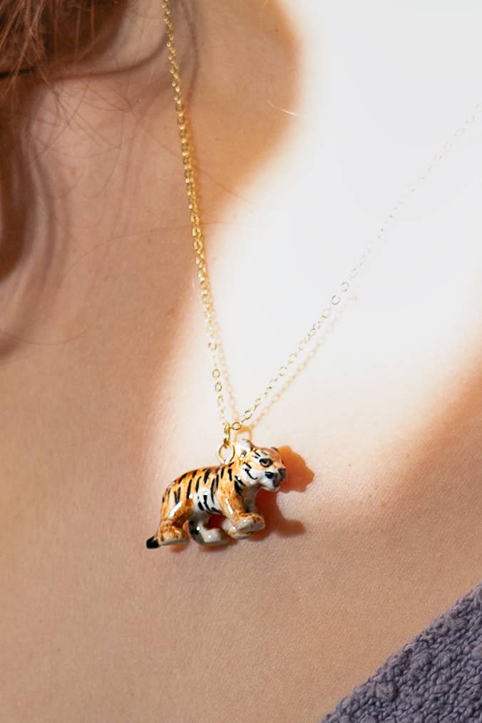 Tiny Tiger Necklace