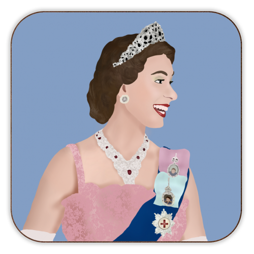 'The Queen's Smile' Coaster