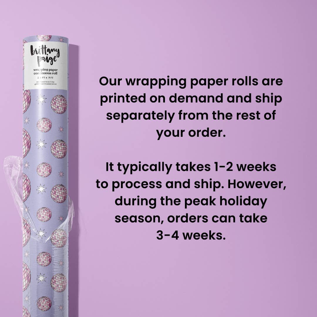 Pasta Shapes Wrapping Paper Roll