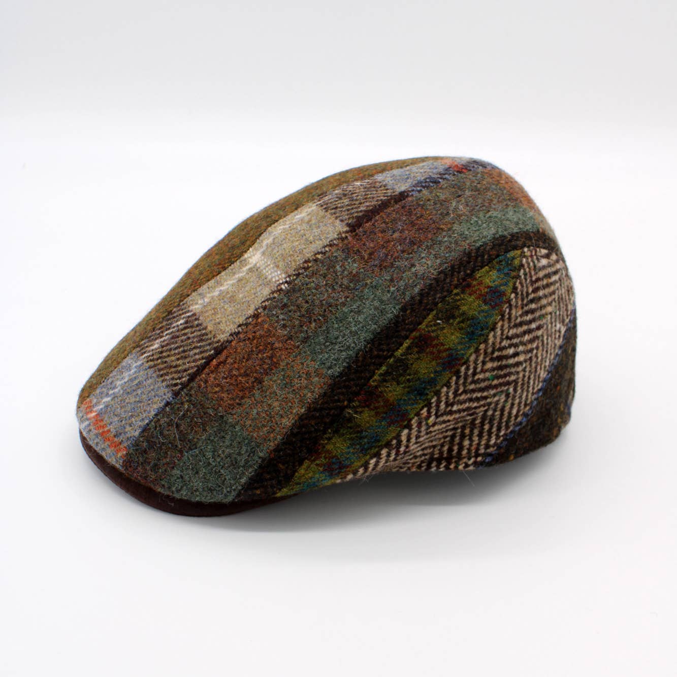 The Funky Patchwork Flat Cap by Hologramme Paris