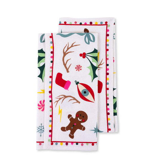 Twinklemas Dish Towels Set of 2