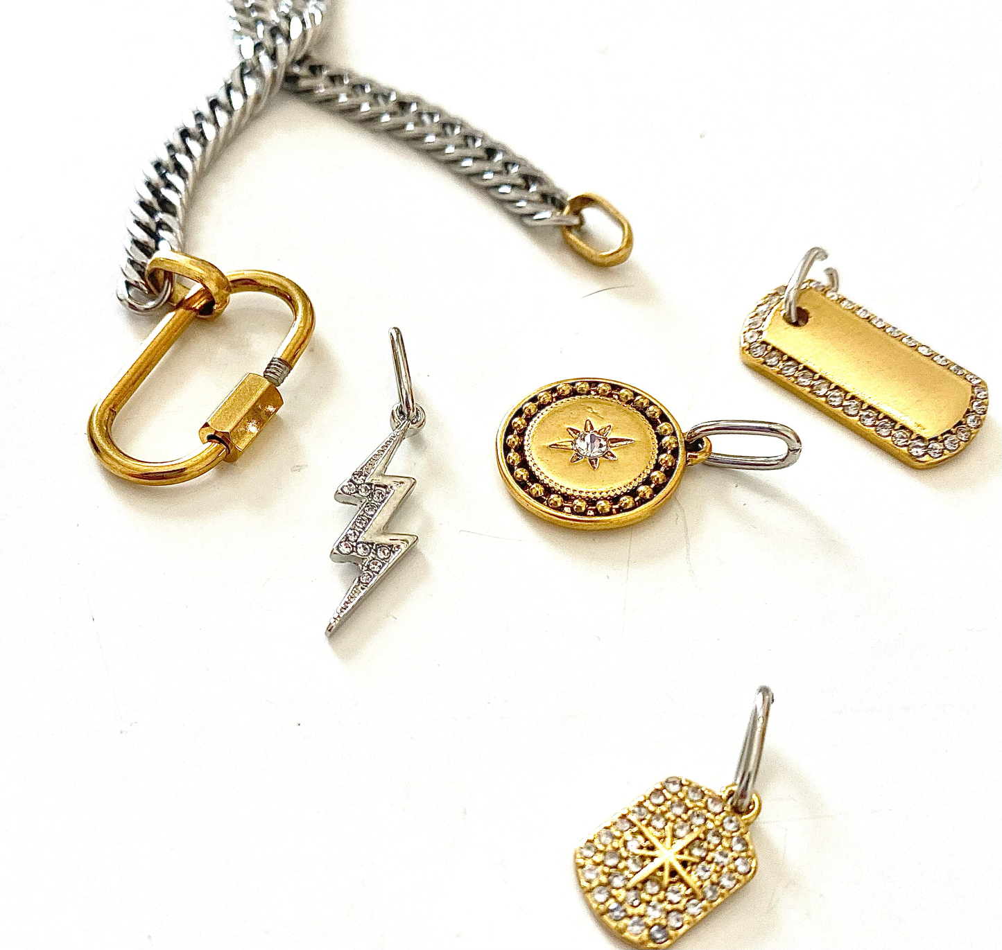 Carabiner Charm Amulet Necklace