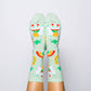 Women's - Lucky Cat & Clover Crew Socks