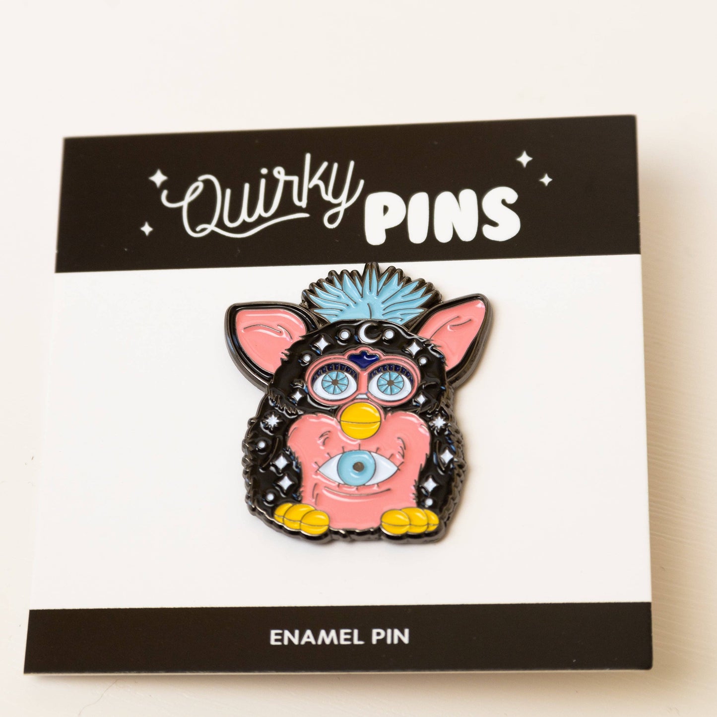 Evil Eye Furby Enamel Pin