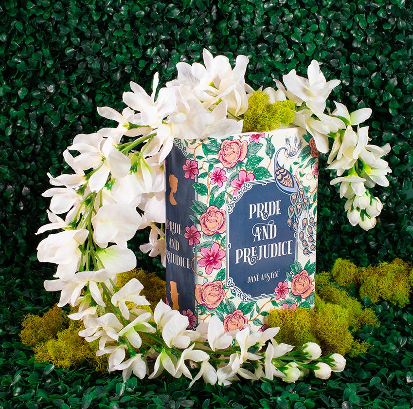 Pride and Prejudice Book Vase