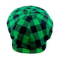 The "Hooligan" - Green Buffalo Plaid Newsboy Cap - Laird Hatters x FunkyBrims