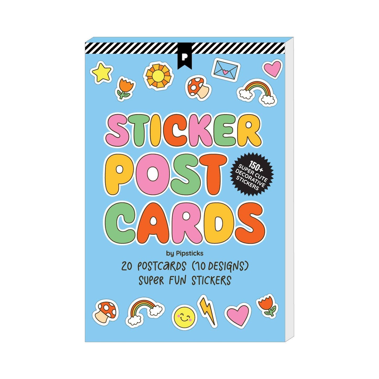 Sticker Postcards Book