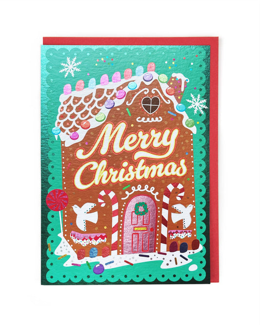 Gingerbread House Greeting Card