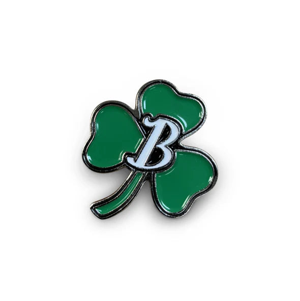 The Green Shamrock Cap Pin by Boston Scally Co.