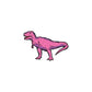 Pink T Rex Tattoo Pair