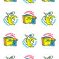 Banana & Lunch Box Scratch & Sniff Stickers