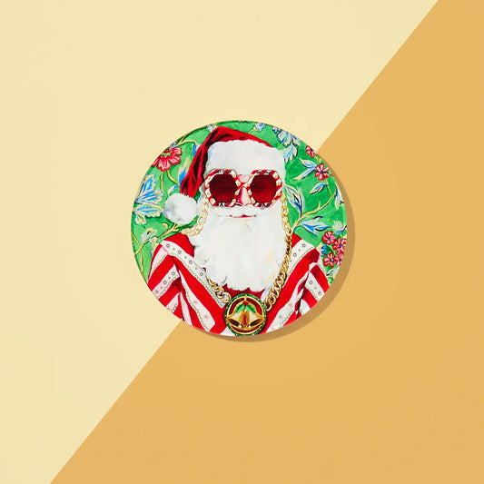 Swanky Santa Coaster