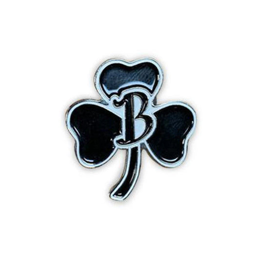 The Black Shamrock Cap Pin by Boston Scally Co.