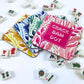 Colorful Mahjong Coasters Set of 4