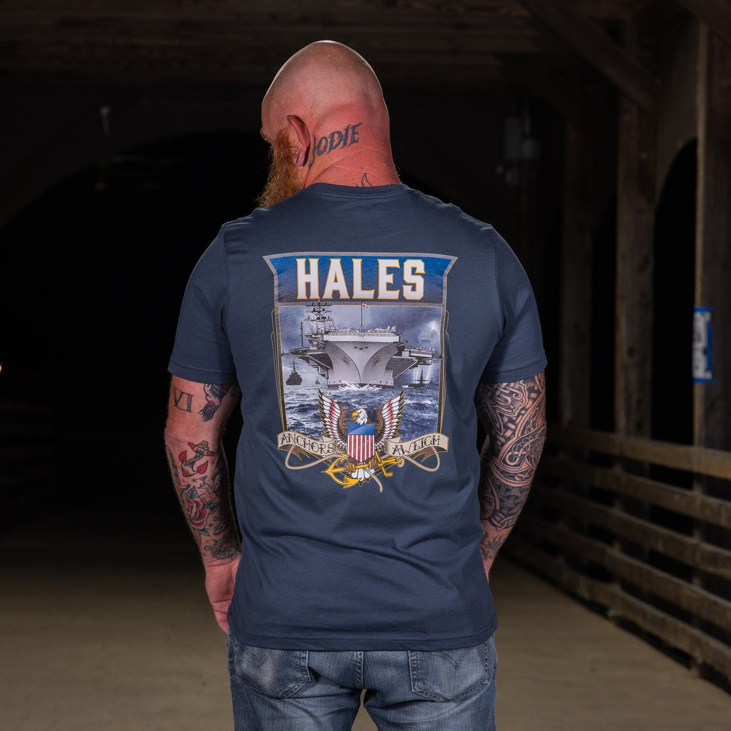 Anchors Aweigh Unisex Tee Shirt by Hales Speed Shop