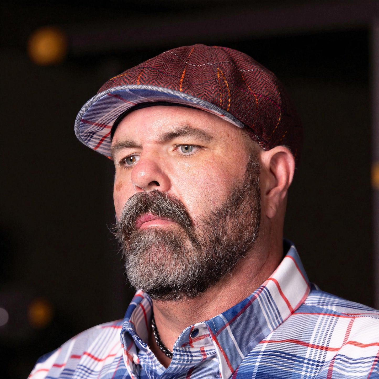 The Rosie the Riveter Herringbone Newsboy Hales Speed Shop X FunkyBrims Collab (with Pin)