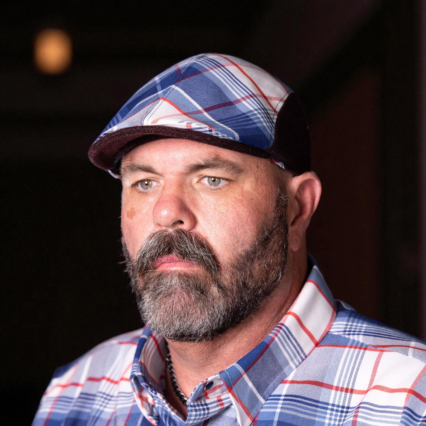 The Rosie the Riveter Flannel Flat Cap Hales Speed Shop X FunkyBrims Collab (with Pin)