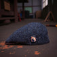 The Rosie the Riveter Blue Tweed Flat Cap Hales Speed Shop X FunkyBrims Collab (with Pin)