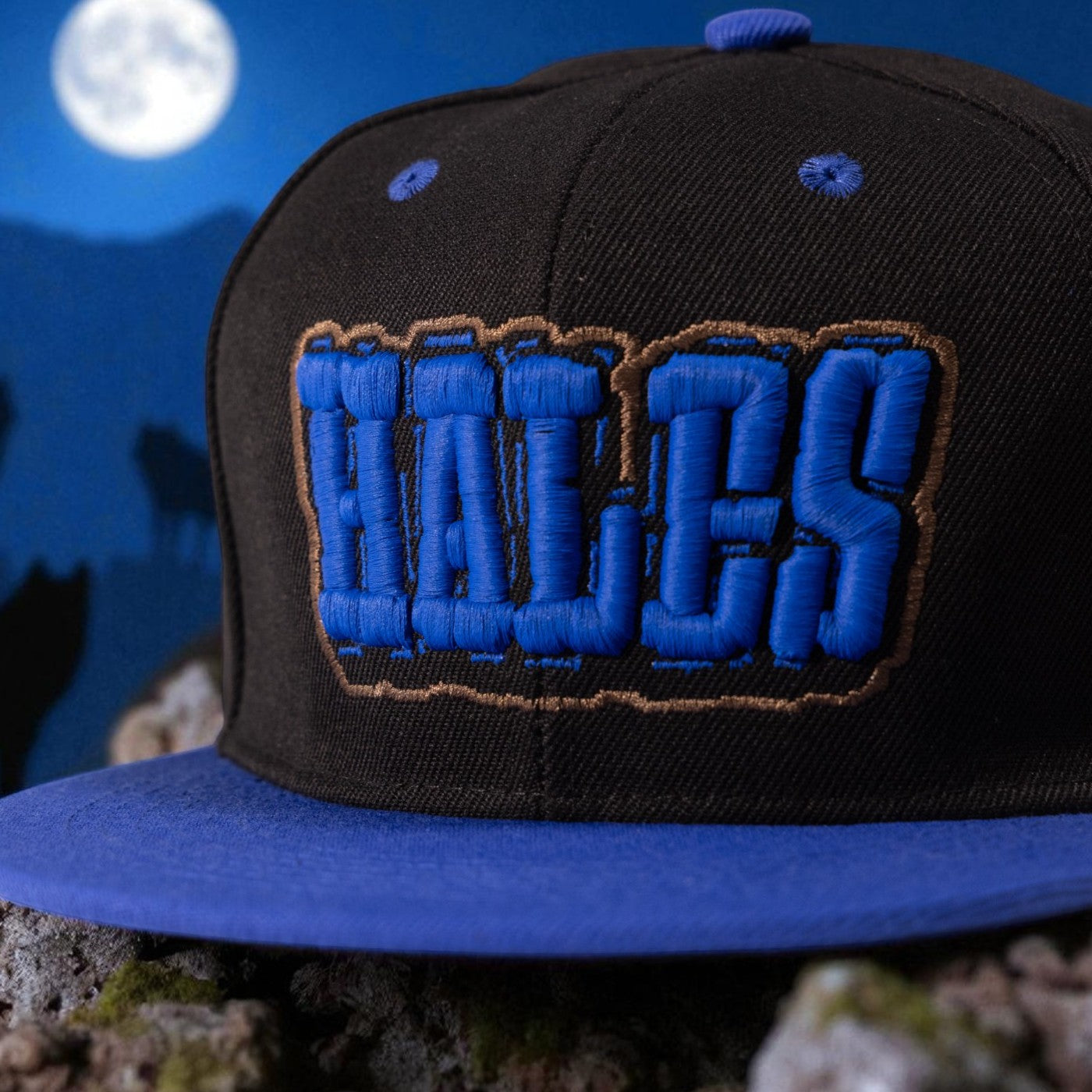 The Bad Moon 6-Panel Snapback by Hales Speed Shop