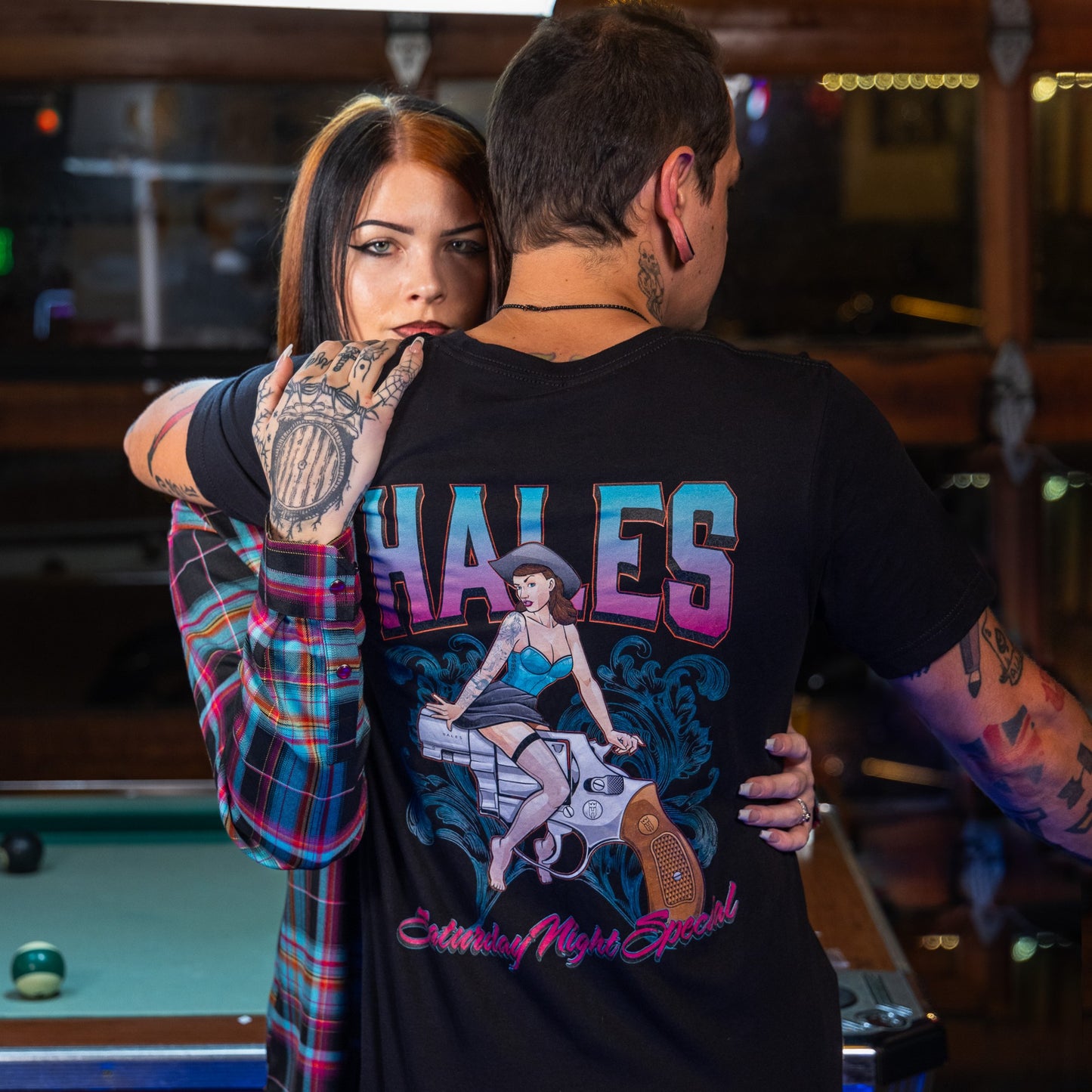 Saturday Night Special Unixex Tee Shirt by Hales Speed Shop