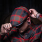 The Springwood Slasher Flannel Flat Cap Hales Speed Shop X FunkyBrims Collab (with Pin)