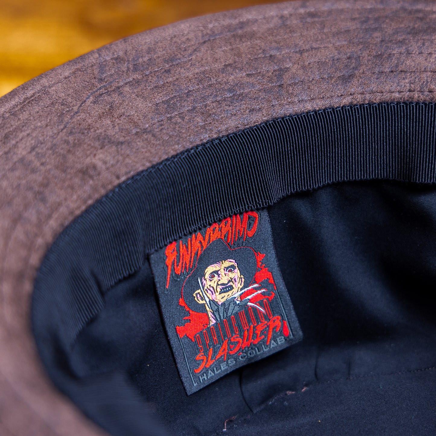 The Springwood Slasher "Freddy's Fedora" Hales Speed Shop X FunkyBrims Collab (with Pin)