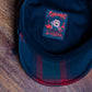 The Springwood Slasher Black Leatherette Flat Cap Hales Speed Shop X FunkyBrims Collab (with Pin)