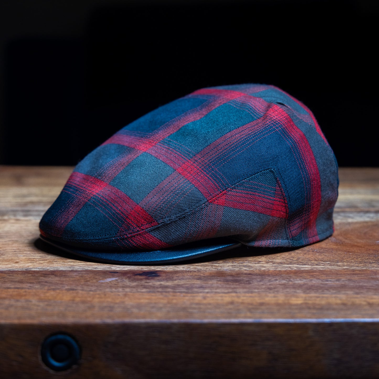 The Springwood Slasher Flannel Flat Cap Hales Speed Shop X FunkyBrims Collab (with Pin)
