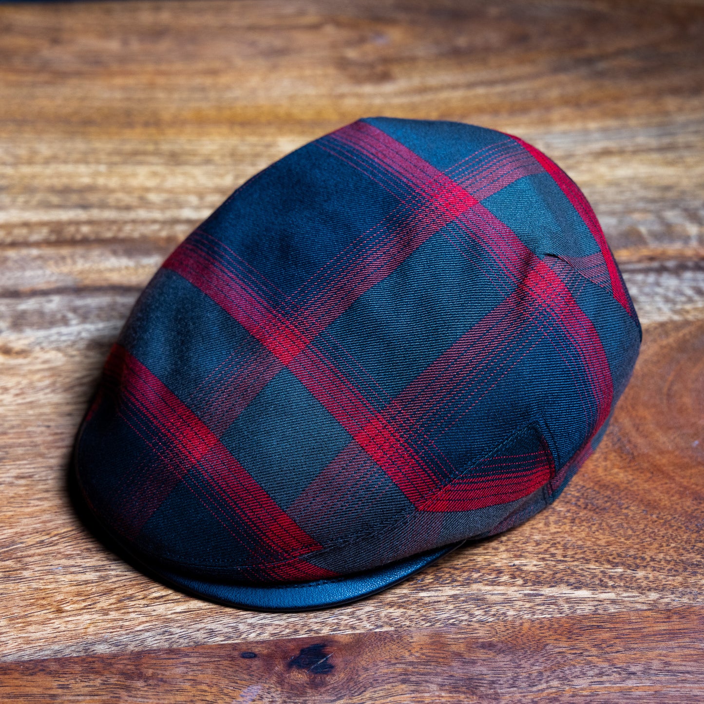 The Springwood Slasher Flannel Flat Cap Hales Speed Shop X FunkyBrims Collab (with Pin)
