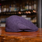 The Live Wire Purple Tweed Flat Cap Hales Speed Shop X FunkyBrims Collab (with Pin)