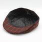 The "Rusty Bright Plaid" Wool Flat Cap by Hologramme Paris