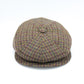 The "Stay Warm" Multicolored Plaid Newsboy Cap with Ear Flaps by Hologramme Paris