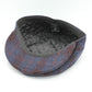 The "Navy Blue Plaid" Wool Newsboy Cap by Hologramme Paris