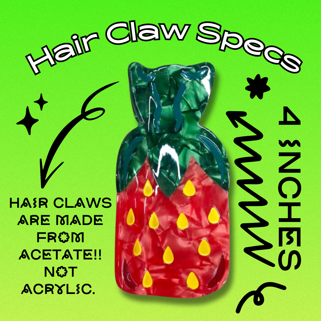 Strawberry Candy Hair Claw