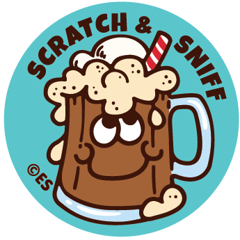 Root Beer Float Scratch & Sniff Stickers
