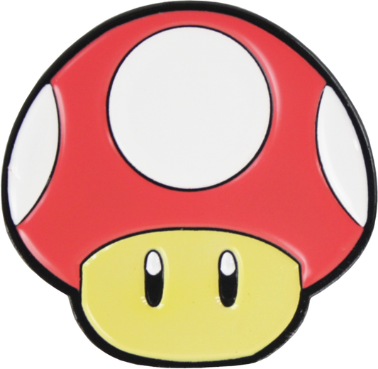 Enamel Pin - Super Mario Bros. - Large Power-Up Mushroom