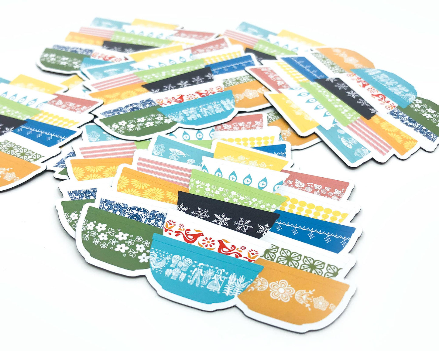 Pyrex-Inspired Whimsy Stack Magnet