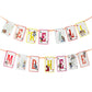 Alice in Wonderland Bright Colored Double Sided Bunting