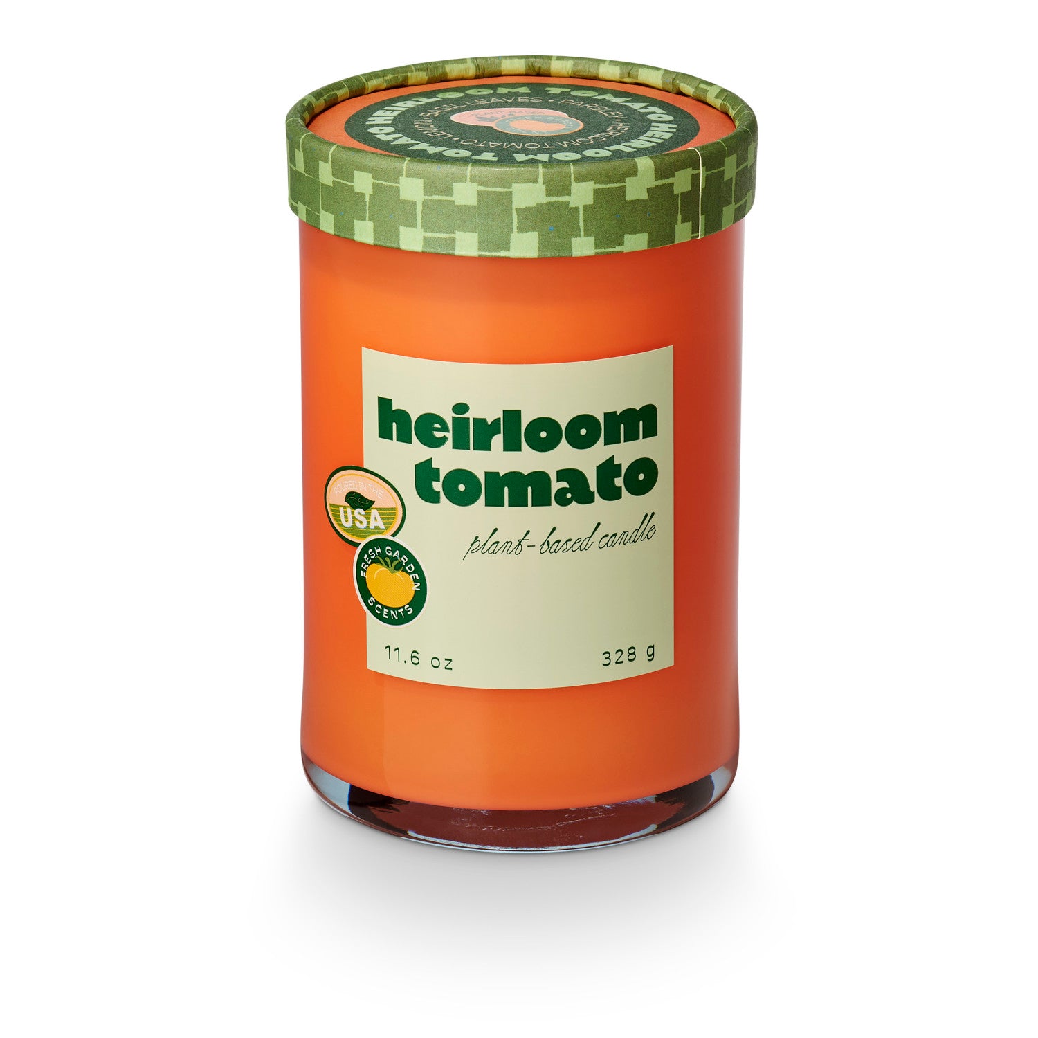 Heirloom Tomato Farmers Market Glass Candle