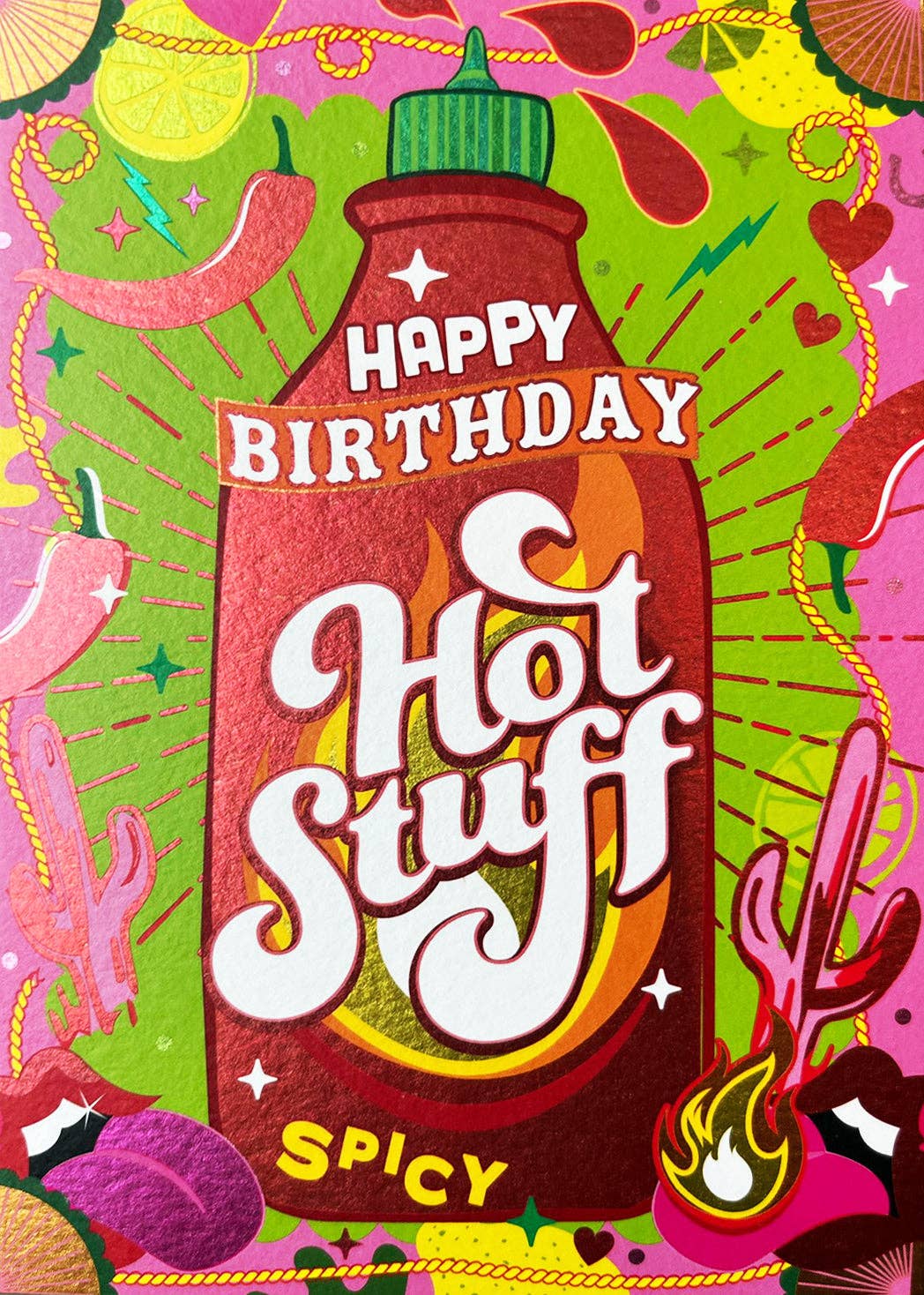 Hot Stuff Birthday Card
